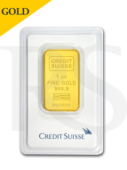 1 oz credit suisse gold bar .9999